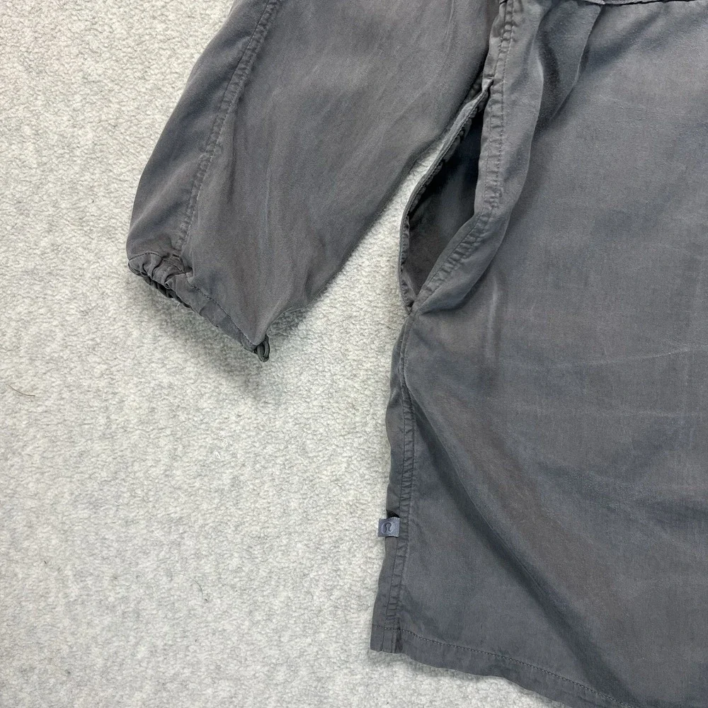 Lululemon Womens Hooded Jacket Gray Longline Lightweight Coat Size 10‎